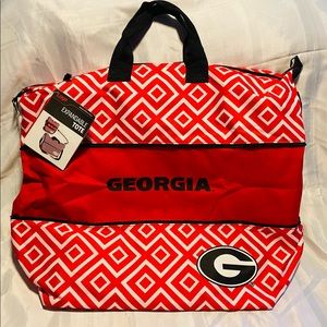 UGA Overnight tote